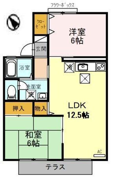 滋賀県栗東市下鈎 賃貸アパート