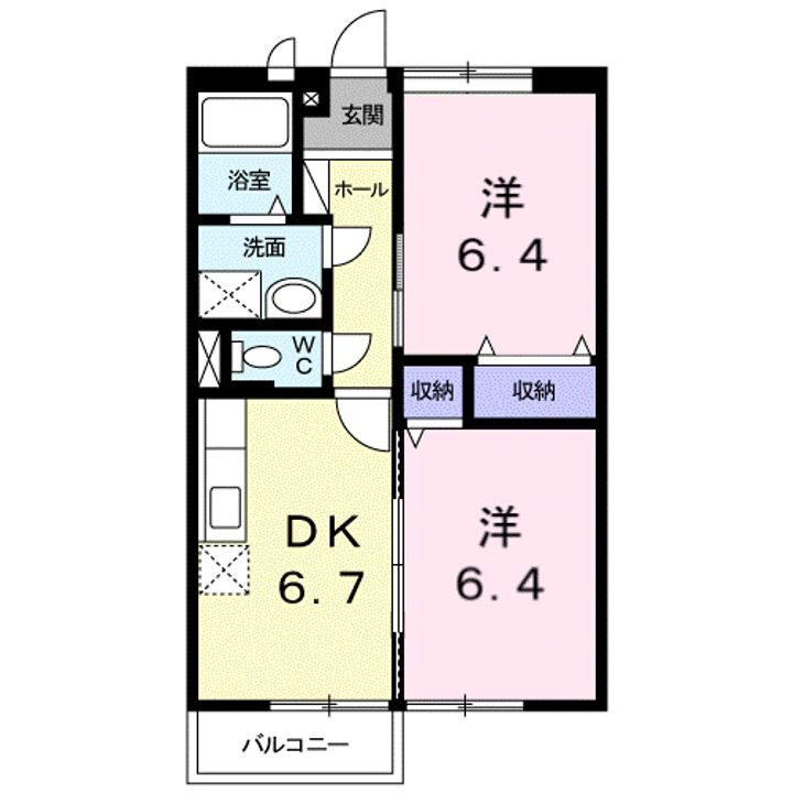 滋賀県甲賀市水口町東名坂 貴生川駅 2DK アパート 賃貸物件詳細