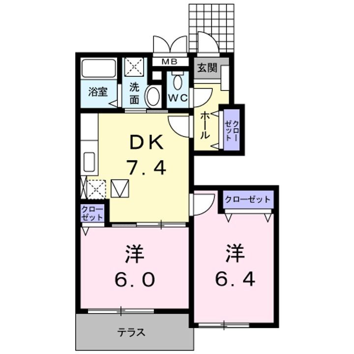 滋賀県東近江市桜川東町 桜川駅 2DK アパート 賃貸物件詳細