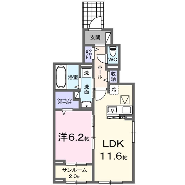 滋賀県甲賀市水口町虫生野中央 貴生川駅 1LDK アパート 賃貸物件詳細