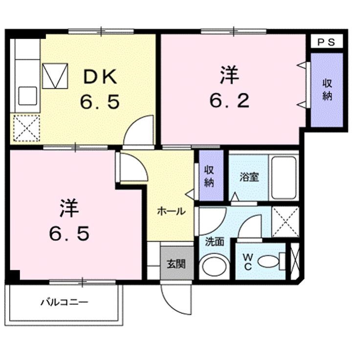滋賀県湖南市石部中央５丁目 石部駅 2DK アパート 賃貸物件詳細