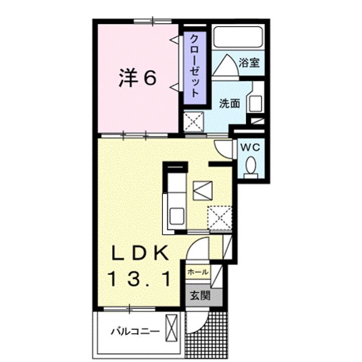 滋賀県甲賀市水口町新城 水口駅 1LDK アパート 賃貸物件詳細
