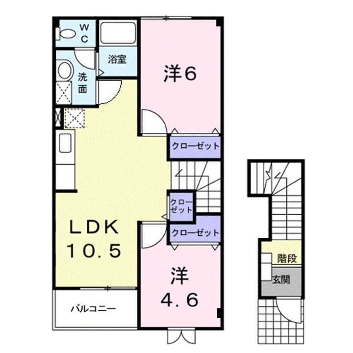 滋賀県湖南市石部中央５丁目 石部駅 2LDK アパート 賃貸物件詳細