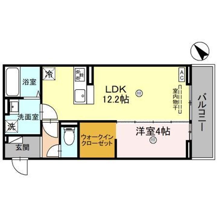 滋賀県栗東市目川 草津駅 1LDK アパート 賃貸物件詳細