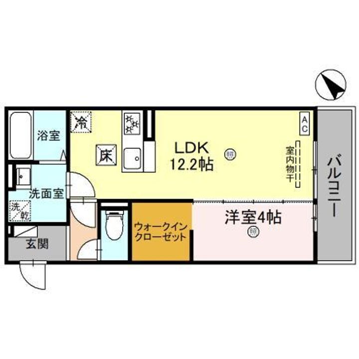 滋賀県栗東市目川 草津駅 1LDK アパート 賃貸物件詳細