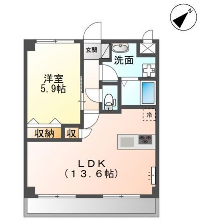 滋賀県甲賀市水口町八坂 水口駅 1LDK アパート 賃貸物件詳細