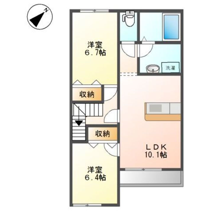 滋賀県甲賀市甲南町寺庄 寺庄駅 2LDK アパート 賃貸物件詳細