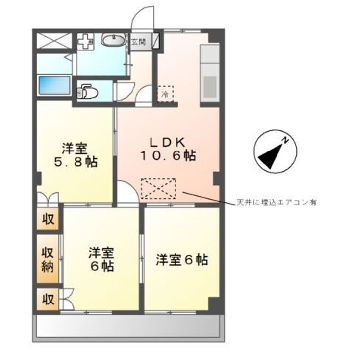 滋賀県湖南市平松北３丁目 甲西駅 3LDK マンション 賃貸物件詳細