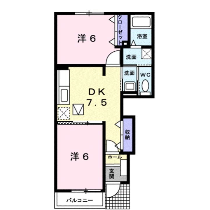 滋賀県甲賀市水口町北脇 三雲駅 2DK アパート 賃貸物件詳細