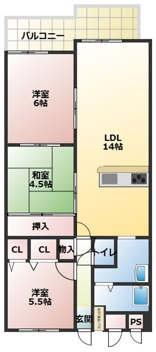 大阪府寝屋川市池田２丁目 賃貸マンション