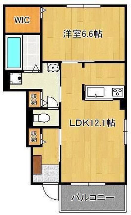 クリス山門Ⅱ 1階 1LDK 賃貸物件詳細