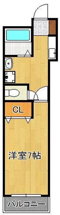 パサージュ東本町 2階 1K 賃貸物件詳細