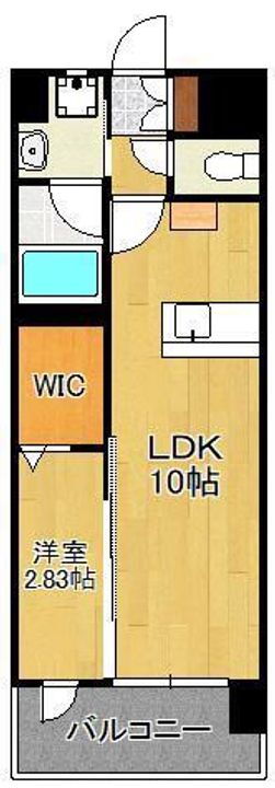 ざ・紫川さくら通り 9階 1LDK 賃貸物件詳細