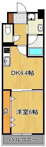 コンフォートスクエア安部山 5階 1DK 賃貸物件詳細