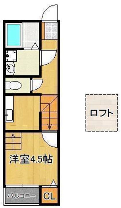 福岡県北九州市小倉南区田原２丁目 下曽根駅 1K アパート 賃貸物件詳細