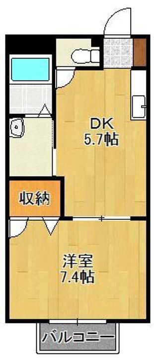 福岡県北九州市小倉南区石田町 石田駅 1DK アパート 賃貸物件詳細
