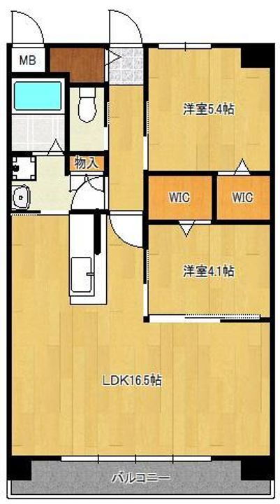 福岡県北九州市小倉南区長尾２丁目 徳力嵐山口駅 2LDK マンション 賃貸物件詳細