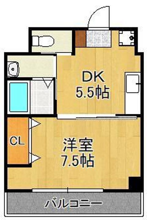 福岡県北九州市小倉北区明和町 小倉駅 1DK マンション 賃貸物件詳細
