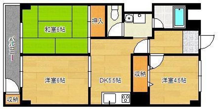 福岡県北九州市小倉北区重住３丁目 城野駅 3DK マンション 賃貸物件詳細