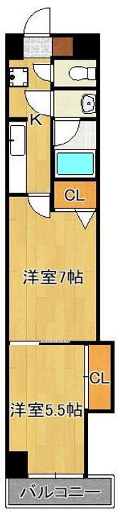 福岡県北九州市小倉北区東篠崎１丁目 片野駅 2K マンション 賃貸物件詳細