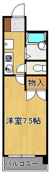 福岡県北九州市小倉北区明和町 小倉駅 1K マンション 賃貸物件詳細