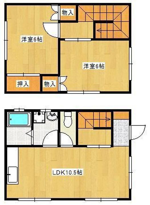 福岡県北九州市小倉北区黒原２丁目 城野駅 2LDK 一戸建て 賃貸物件詳細