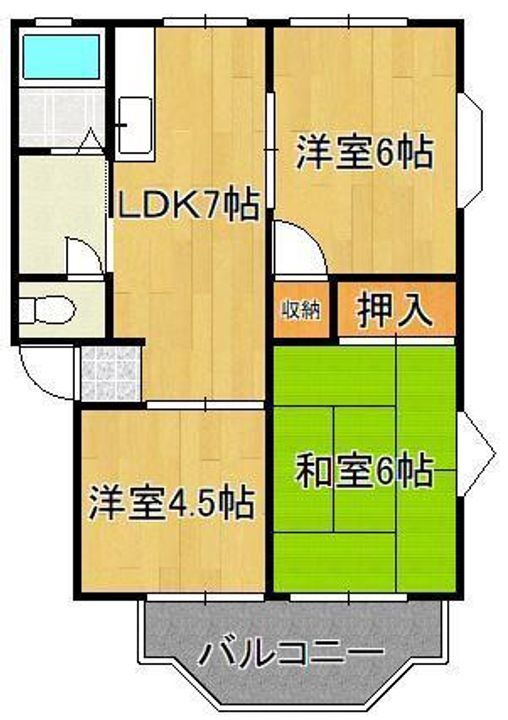 福岡県北九州市小倉北区霧ケ丘２丁目 城野駅 3LDK アパート 賃貸物件詳細