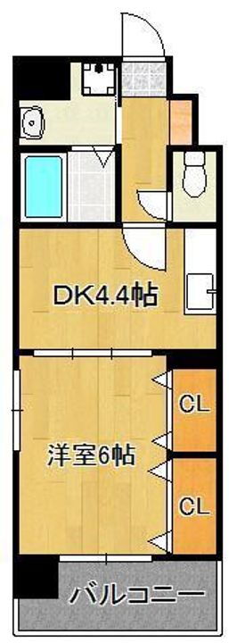福岡県北九州市小倉北区熊本１丁目 香春口三萩野駅 1DK マンション 賃貸物件詳細