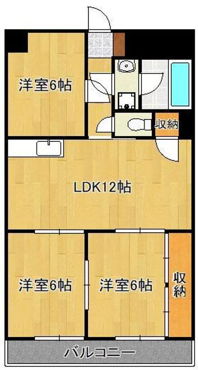 福岡県北九州市小倉北区霧ケ丘３丁目 安部山公園駅 3LDK マンション 賃貸物件詳細