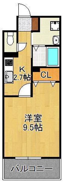 福岡県北九州市小倉北区片野新町２丁目 城野駅 1K マンション 賃貸物件詳細