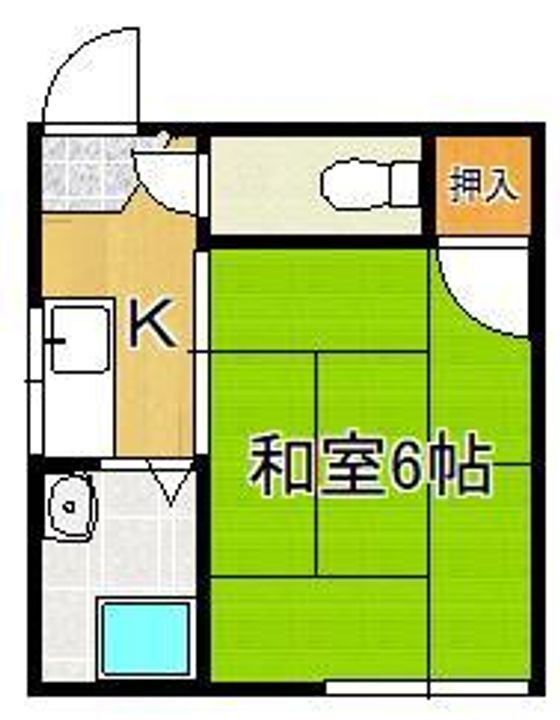 福岡県北九州市小倉北区片野新町２丁目 城野駅 1K アパート 賃貸物件詳細