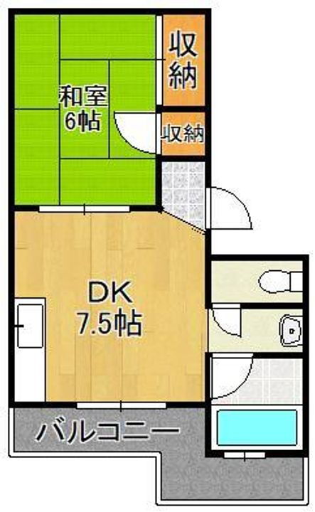 福岡県北九州市小倉北区片野１丁目 香春口三萩野駅 1DK マンション 賃貸物件詳細