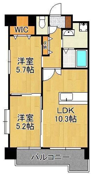 福岡県北九州市小倉北区片野１丁目 片野駅 2LDK マンション 賃貸物件詳細
