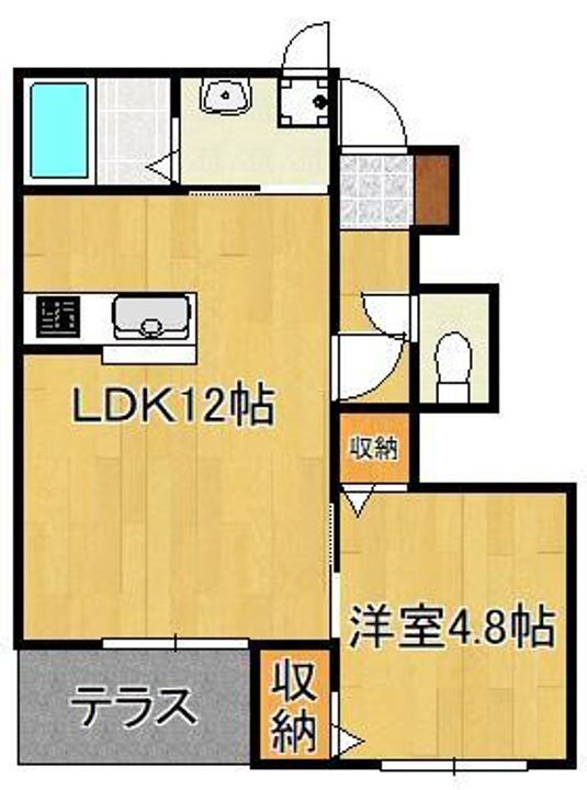 福岡県北九州市小倉北区大畠２丁目 香春口三萩野駅 1LDK アパート 賃貸物件詳細