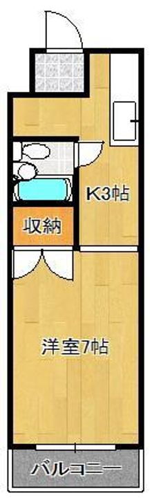 福岡県北九州市小倉北区寿山町 香春口三萩野駅 1K マンション 賃貸物件詳細