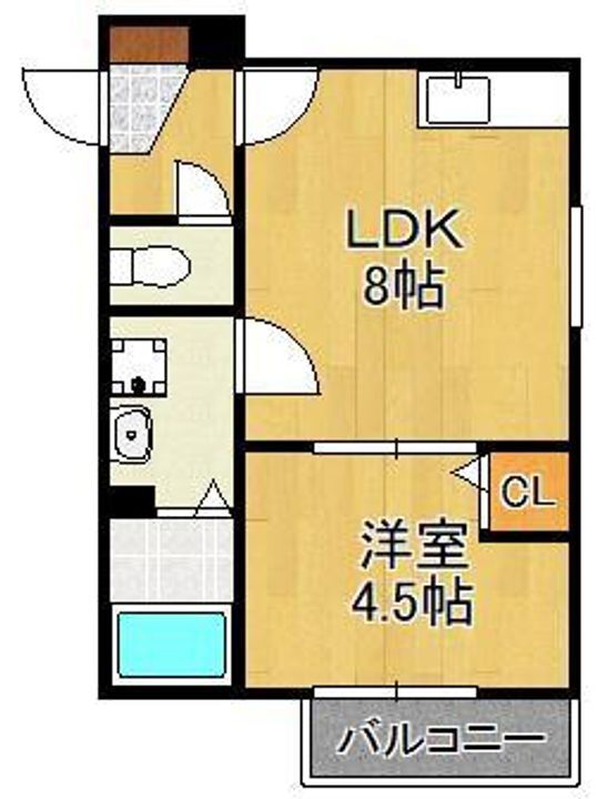 福岡県北九州市小倉北区片野新町１丁目 城野駅 1LDK アパート 賃貸物件詳細