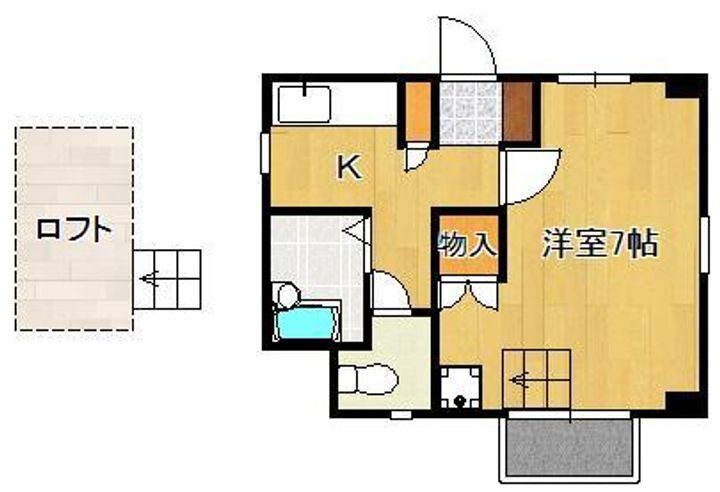 福岡県北九州市八幡西区山寺町 黒崎駅 1K マンション 賃貸物件詳細