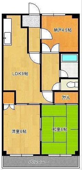 福岡県北九州市八幡西区森下町 森下駅 2DK アパート 賃貸物件詳細