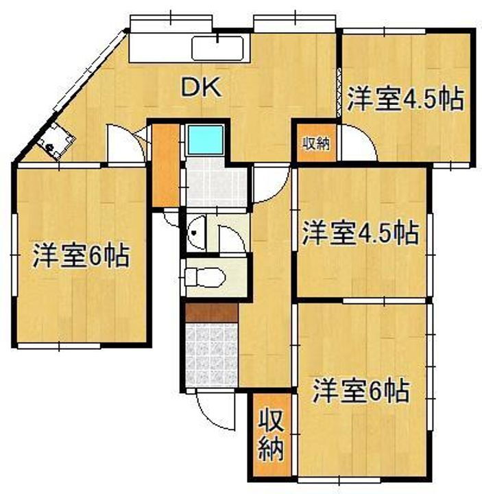 福岡県北九州市若松区古前１丁目 藤ノ木駅 4DK 一戸建て 賃貸物件詳細