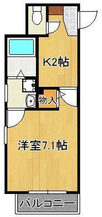 福岡県北九州市八幡東区春の町３丁目 八幡駅 1K アパート 賃貸物件詳細