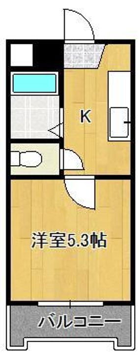 福岡県北九州市戸畑区中原西１丁目 九州工大前駅 1K アパート 賃貸物件詳細