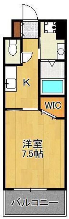 福岡県北九州市戸畑区中原西１丁目 九州工大前駅 1K マンション 賃貸物件詳細