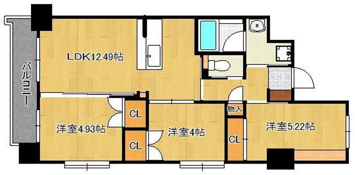 福岡県北九州市小倉北区上到津３丁目 南小倉駅 3LDK マンション 賃貸物件詳細
