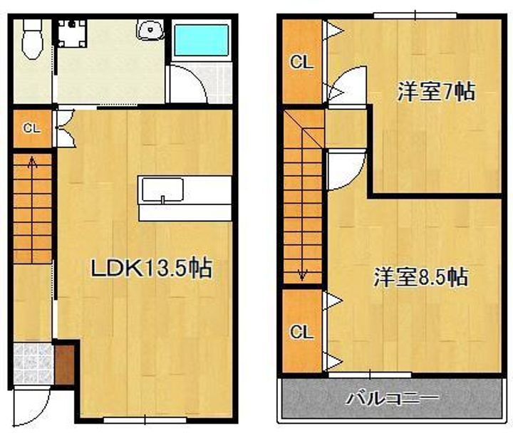 福岡県直方市大字植木 筑前植木駅 2LDK アパート 賃貸物件詳細