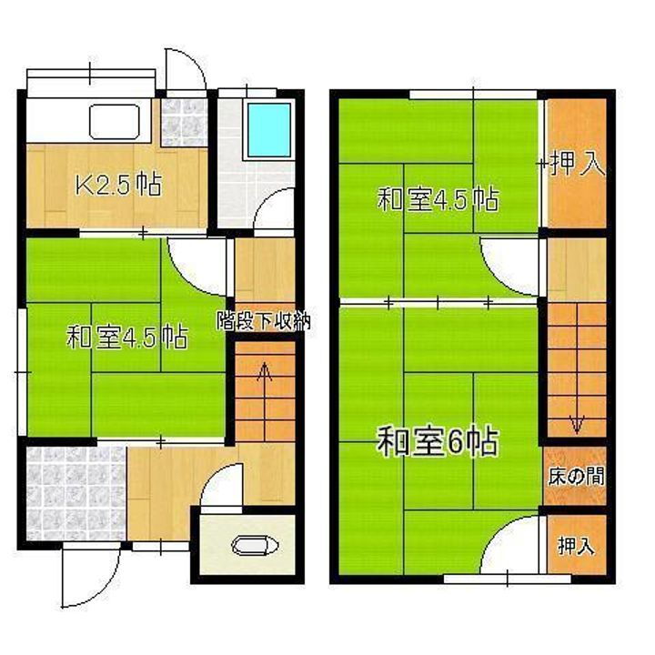 福岡県遠賀郡水巻町猪熊４丁目 水巻駅 3K アパート 賃貸物件詳細
