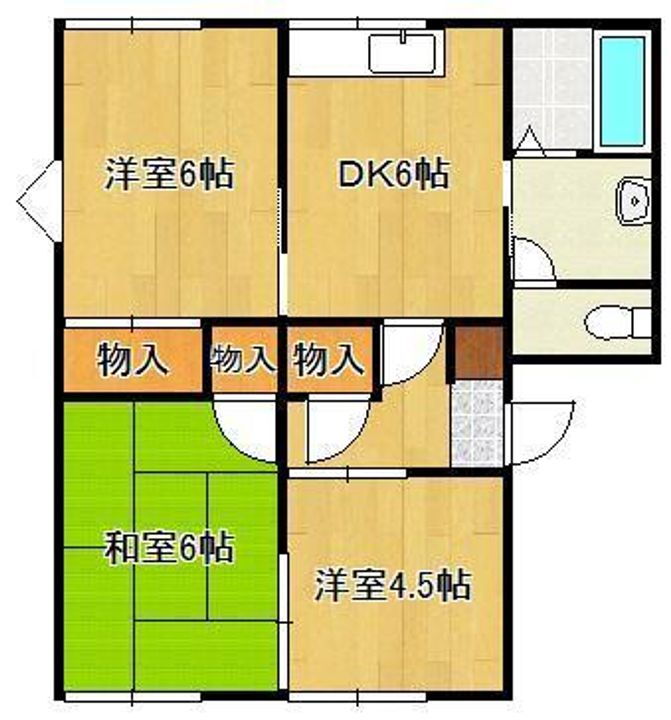福岡県北九州市八幡西区千代ケ崎３丁目 本城駅 3DK アパート 賃貸物件詳細