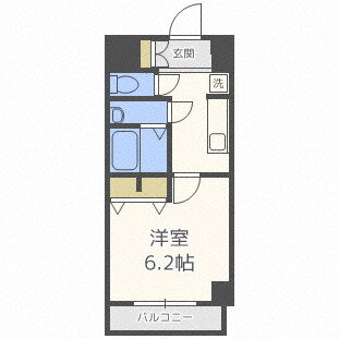 グランデュール鶴橋 3階 1K 賃貸物件詳細