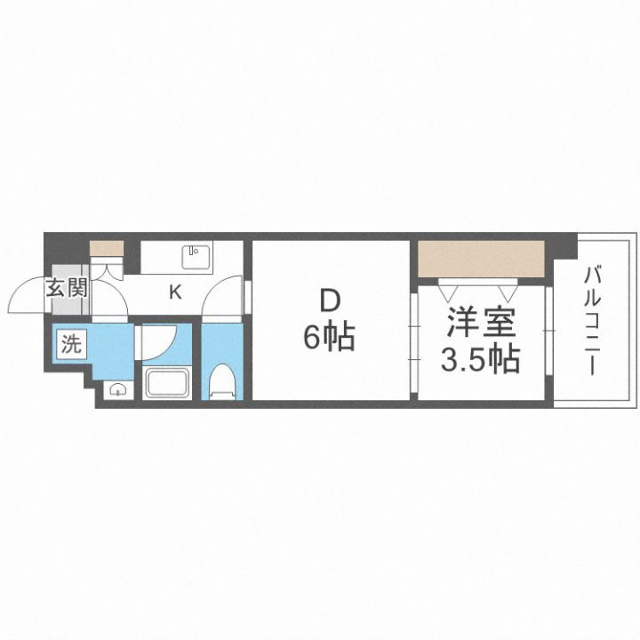 ファステート大阪マジョリティ 3階 1DK 賃貸物件詳細