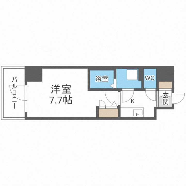 ＪＰレジデンス大阪城東Ｖ 3階 1K 賃貸物件詳細