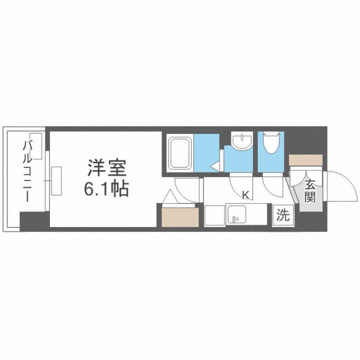 プレサンスＯＳＡＫＡ三国ネオス 4階 1K 賃貸物件詳細